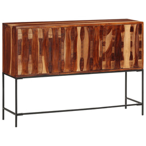 Credenza-Buffet-Armadio da cucina 110x28x76 cm in Legno Massello di Acacia
