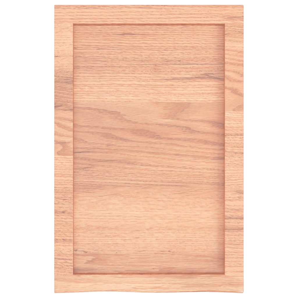 Ripiano Muro Marrone 40x60x(2-6) cm Massello Rovere Trattato 363637