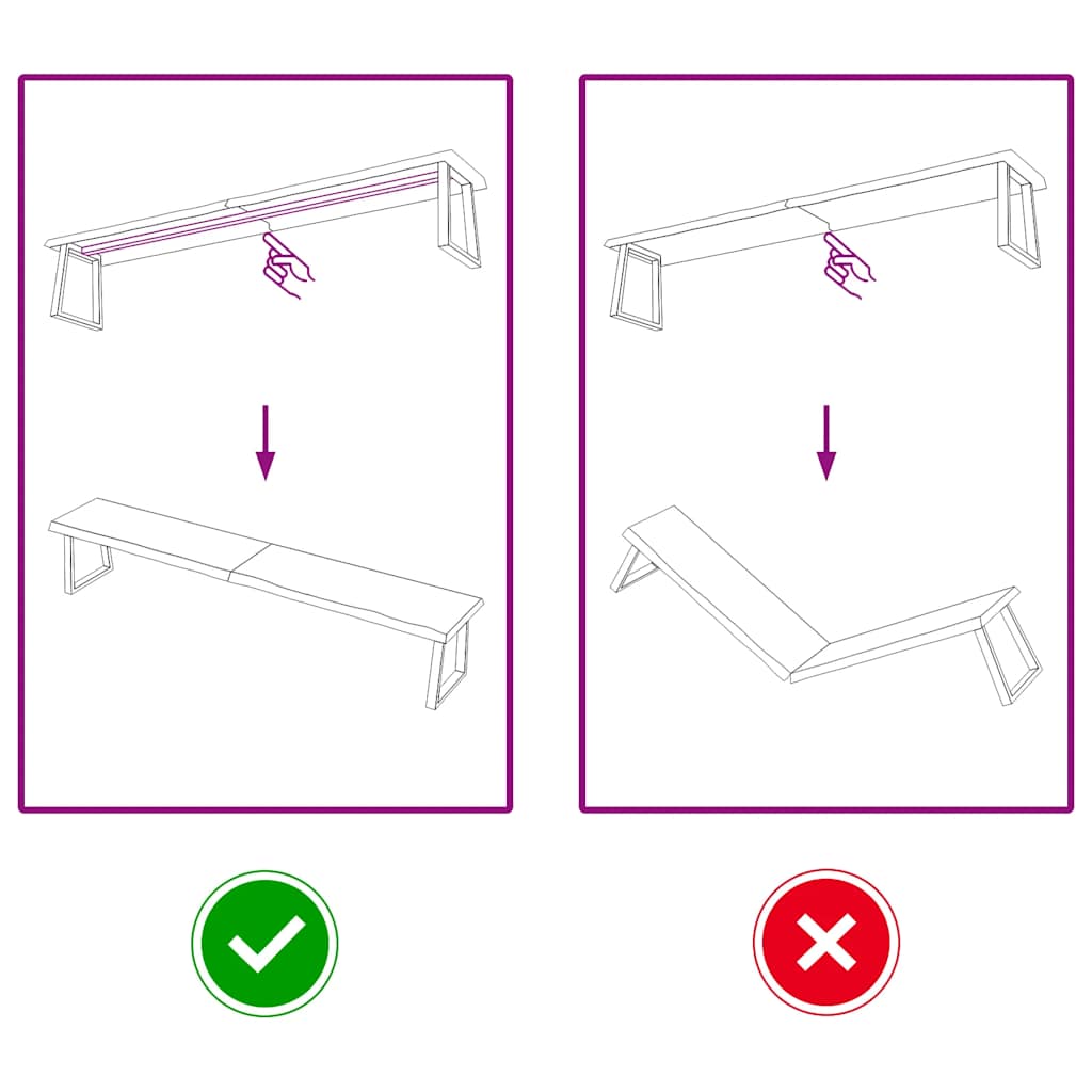 Ripiano Muro Marrone 220x40x(2-4) cm Massello Rovere Trattato 363734