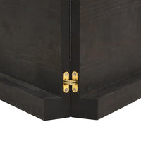 Ripiano Marrone Scuro 180x40x(2-6) cm Massello Rovere Trattato 363839