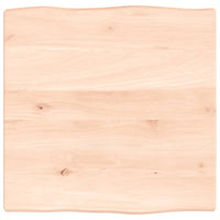 vidaXL Piano per Tavolo 40x40x2 cm in Rovere Non Trattato Bordi Vivi