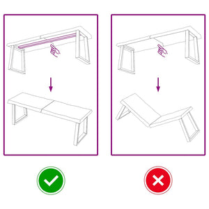 Piano Tavolo Marrone Chiaro 120x40x(2-4) cm Rovere Non Trattato 363956