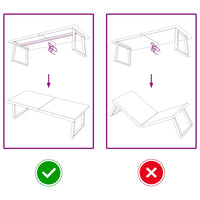 Piano Tavolo Marrone Chiaro 140x60x(2-4) cm Rovere Non Trattato 363966