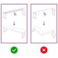 Piano Tavolo Marrone Chiaro 160x40x(2-6) cm Rovere Non Trattato 363969