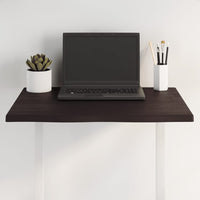 Piano Tavolo Marrone Scuro 60x50x2 cm in Rovere Non Trattato 363998