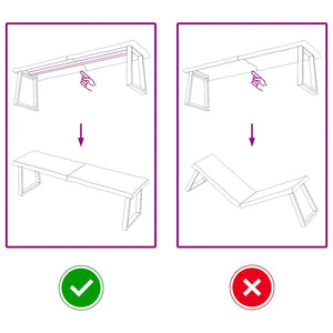 vidaXL Piano Tavolo Marrone Scuro 140x40x(2-4)cm Rovere Non Trattato