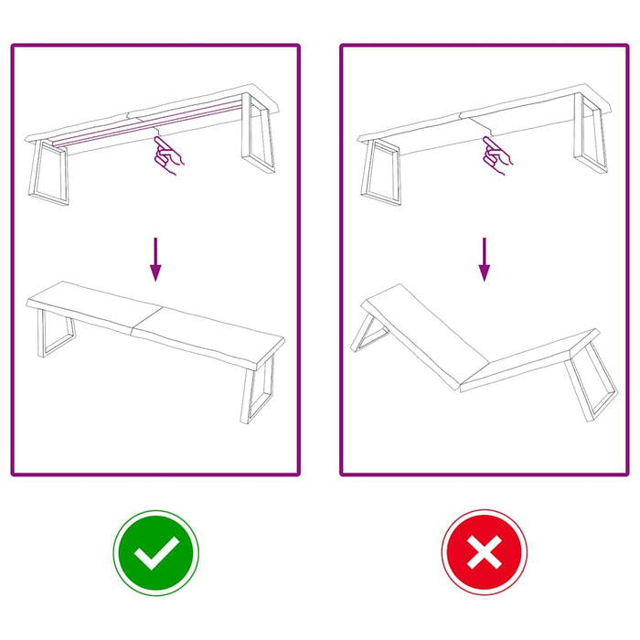vidaXL Piano Tavolo Marrone Scuro 160x40x(2-6)cm Rovere Non Trattato