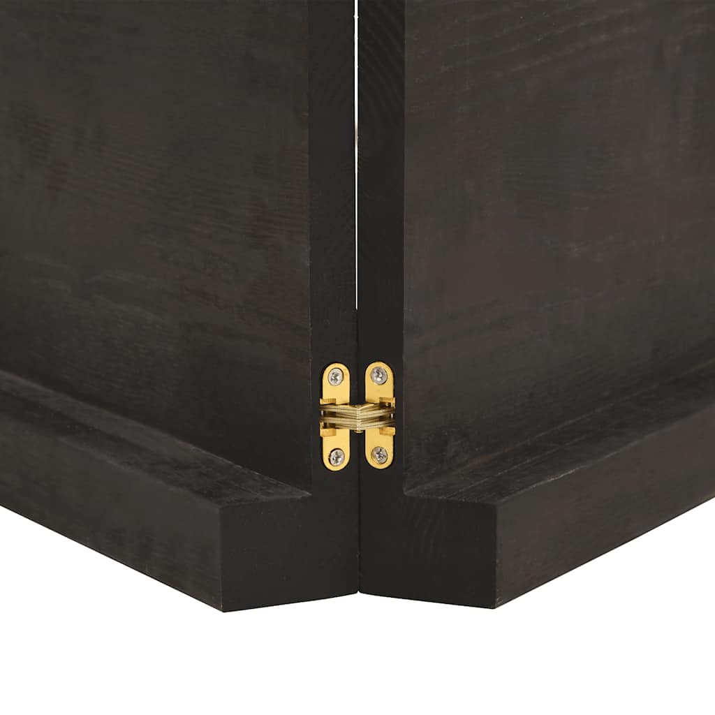 Piano Tavolo Marrone Scuro 180x40x(2-6)cm Rovere Non Trattato 364041