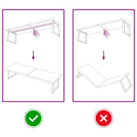 Piano Tavolo Marrone Scuro 180x50x(2-4) cm Rovere Non Trattato 364042