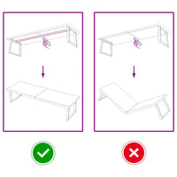 Piano Tavolo Marrone Scuro 180x50x(2-6)cm Rovere Non Trattato 364043