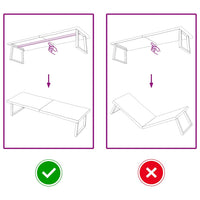 Piano Tavolo Marrone Scuro 180x60x(2-6)cm Rovere Non Trattato 364045