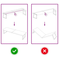 Piano Tavolo Marrone Scuro 200x50x(2-4)cm Rovere Non Trattato 364048