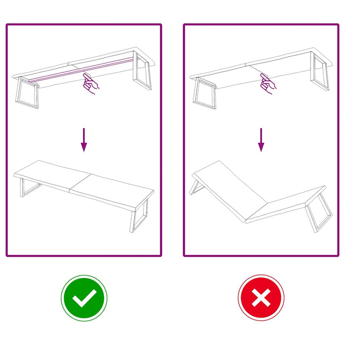 Piano Tavolo Marrone Scuro 200x60x(2-6)cm Rovere Non Trattato 364051