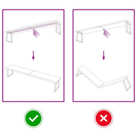Piano Tavolo Marrone Scuro 220x40x(2-4)cm Rovere Non Trattato 364052