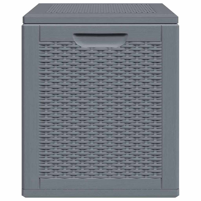 Contenitore da Giardino Grigio in Rattan PP 90 L 364059