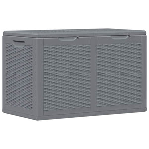 Contenitore da Giardino Grigio in Rattan PP 180 L 364060