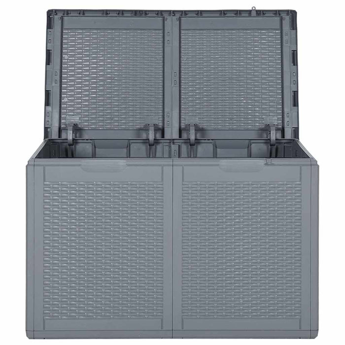 Contenitore da Giardino Grigio in Rattan PP 180 L 364060