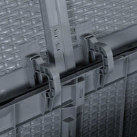 Contenitore da Giardino Grigio in Rattan PP 270 L 364061