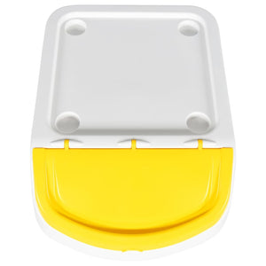 Cestini per Rifiuti Impilabili con Coperchi 3pz Bianchi PP 120L 364070