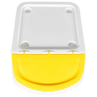 Pattumiere impilabili con coperchio 3 pezzi PP 120 litri bianco 02_0006049