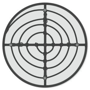 Set da Pranzo da Giardino 3 pz Nero in Polyrattan 3157830