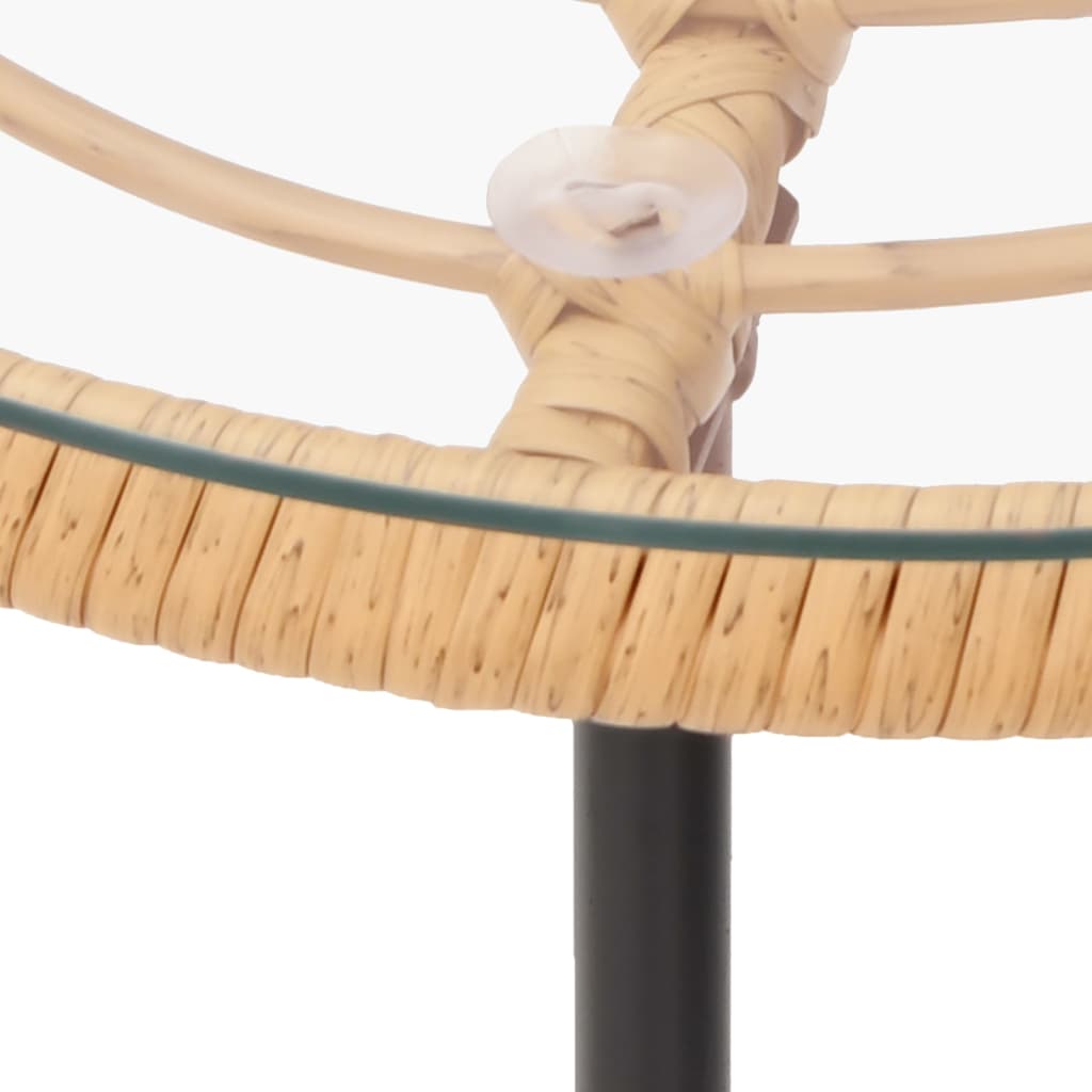 Set da Pranzo da Giardino 5 pz in Polyrattan 3157837