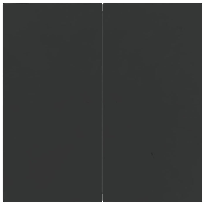 Set da Pranzo da Giardino 3 pz Nero in Polyrattan 3157852