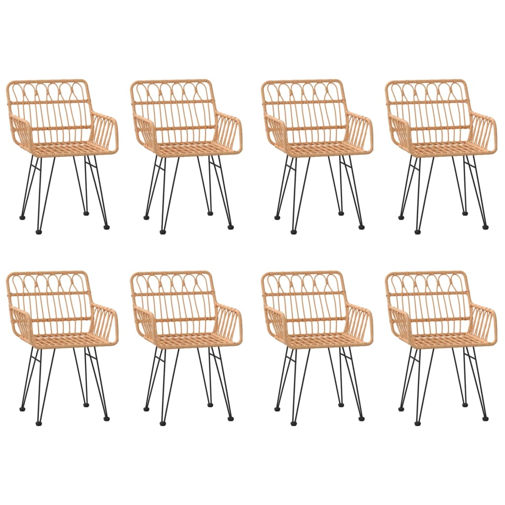 Set da Pranzo da Giardino 9 pz in Polyrattan cod mxl 35570