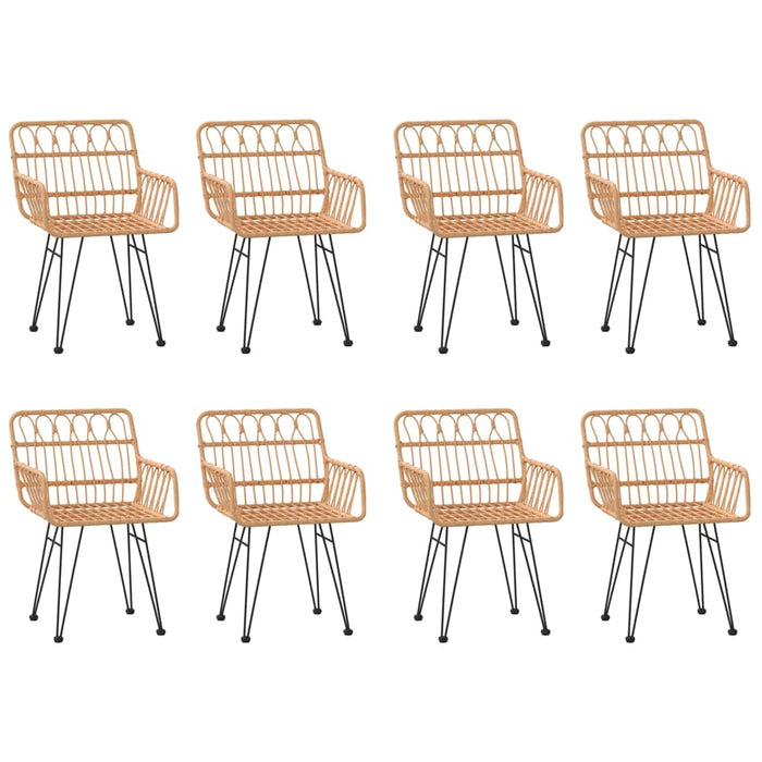 Set da Pranzo da Giardino 9 pz in Polyrattan cod mxl 35570