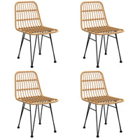 Set da Pranzo da Giardino 5 pz in Polyrattan 3157874