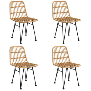 Set da Pranzo da Giardino 5 pz in Polyrattan 3157874