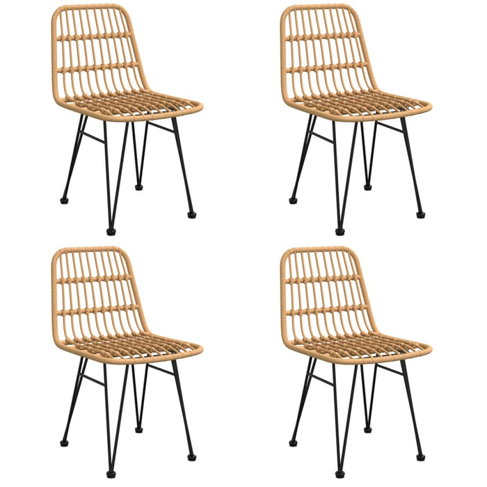 Set da Pranzo da Giardino 5 pz in Polyrattan 3157874