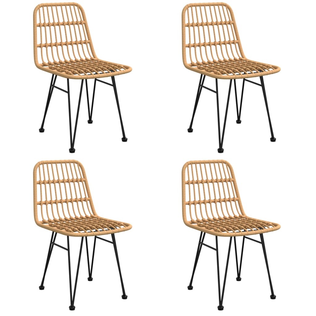 Set da Pranzo da Giardino 5 pz in Polyrattan cod mxl 35758