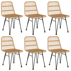 Set da Pranzo da Giardino 7 pz in Polyrattan cod mxl 35593