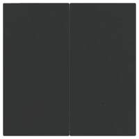 Set da Pranzo da Giardino 5 pz Nero in Polyrattan 3157895