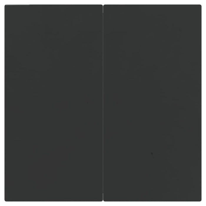 Set da Pranzo da Giardino 5 pz Nero in Polyrattan 3157895