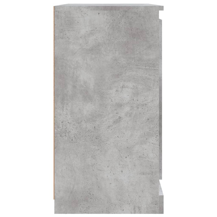 Credenze 2 pz Grigio Cemento in Legno Multistrato 3185227
