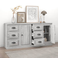 Credenze 2 pz Grigio Sonoma in Legno Multistrato 3185229