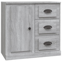 Credenze 2 pz Grigio Sonoma in Legno Multistrato 3185229