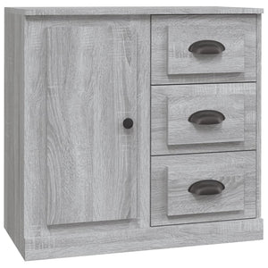 Credenze 2 pz Grigio Sonoma in Legno Multistrato 3185229