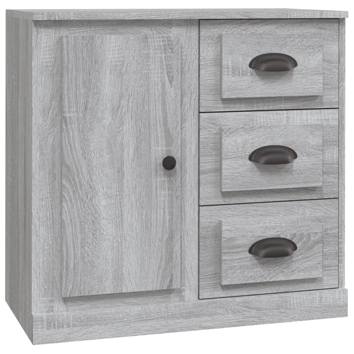 Credenze 2 pz Grigio Sonoma in Legno Multistrato 3185229