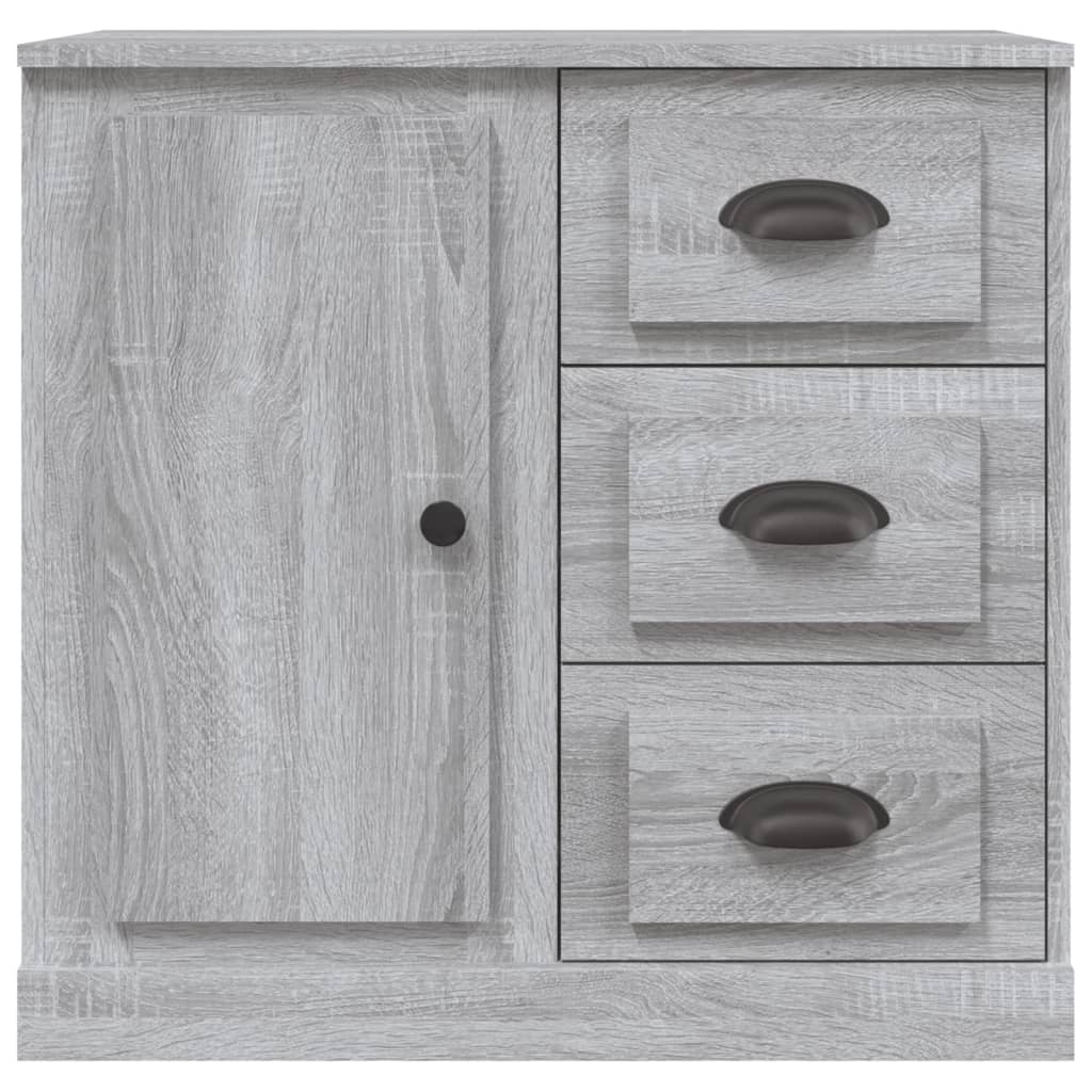 Credenze 2 pz Grigio Sonoma in Legno Multistrato 3185229