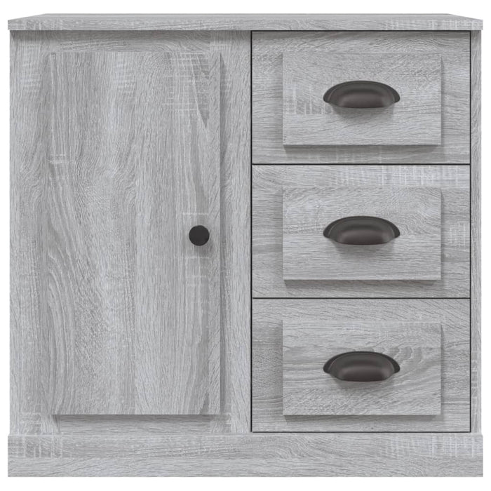 Credenze 2 pz Grigio Sonoma in Legno Multistrato 3185229