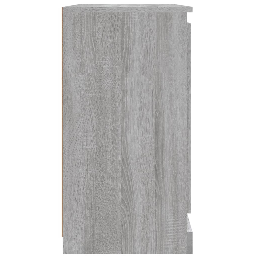 Credenze 2 pz Grigio Sonoma in Legno Multistrato 3185229
