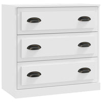 Credenze 2 pz Bianche in Legno Multistrato 3185239