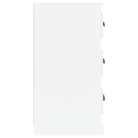 Credenze 2 pz Bianco Lucido in Legno Multistrato 3185241