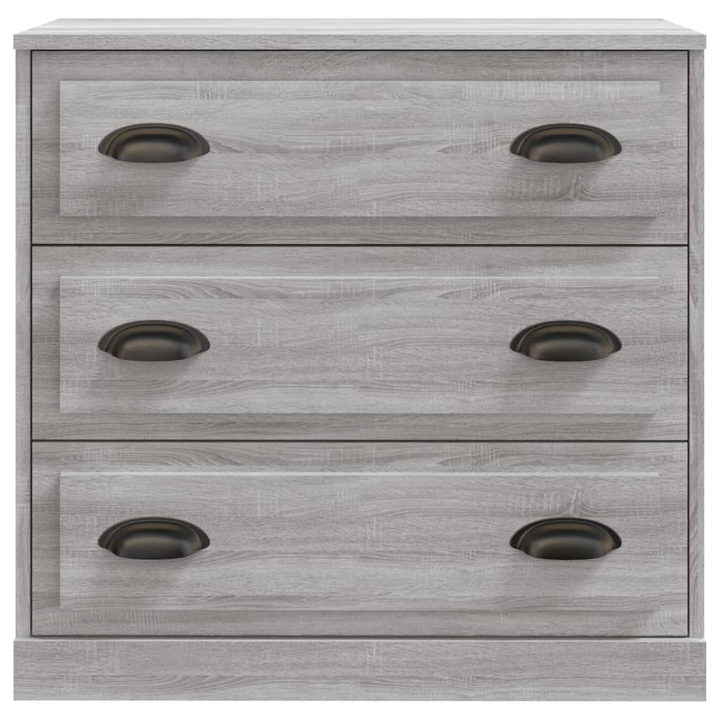 Credenze 2 pz Grigio Sonoma in Legno Multistrato 3185245