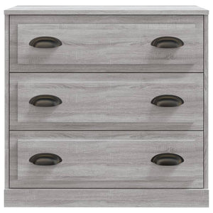 Credenze 2 pz Grigio Sonoma in Legno Multistrato 3185245