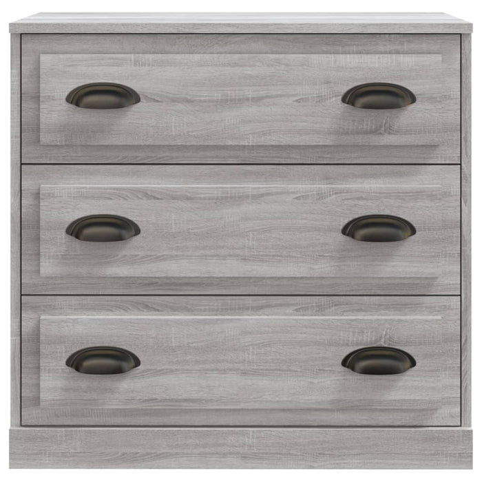 Credenze 2 pz Grigio Sonoma in Legno Multistrato 3185245