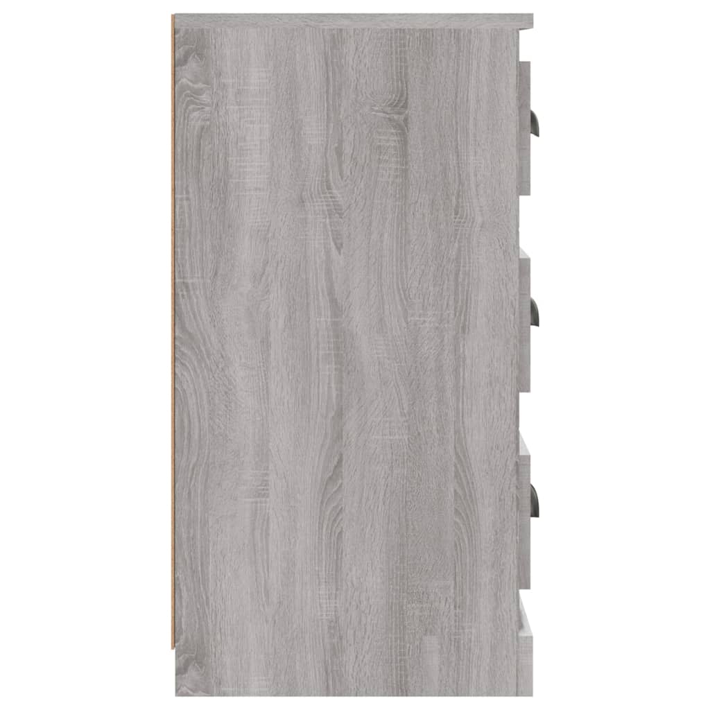 Credenze 2 pz Grigio Sonoma in Legno Multistrato 3185245